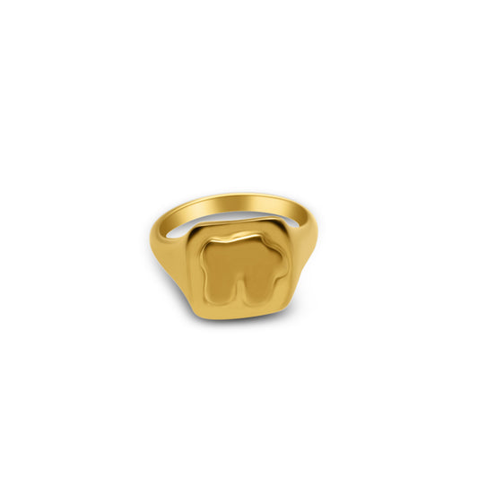 Liquid gold ring